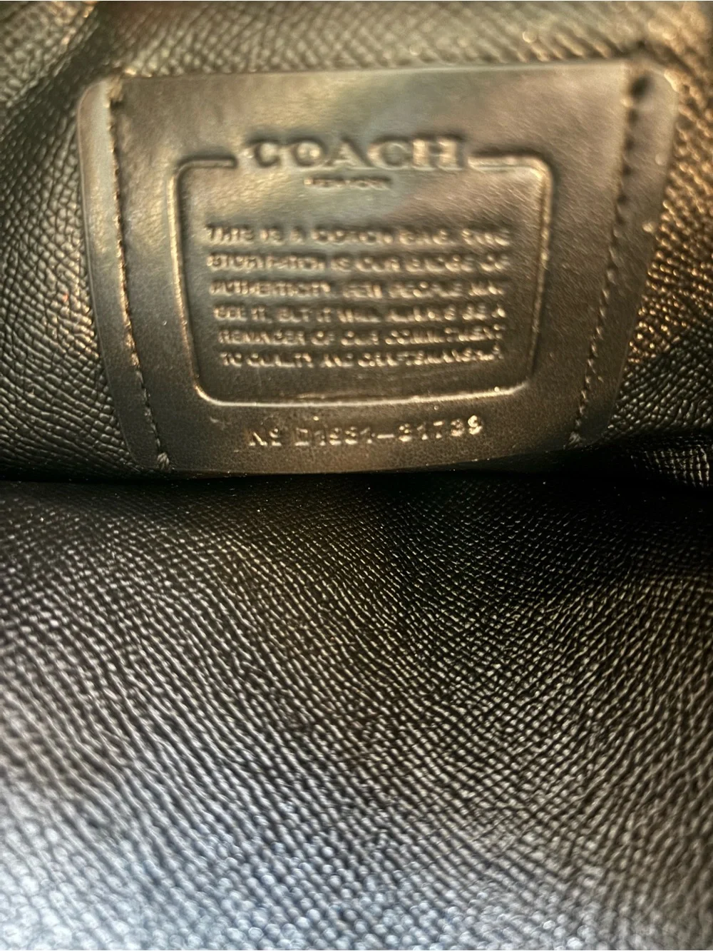 COACH Dark Brown NINA CARRYALL Croc-Embossed LEATHER Large Tote EUC